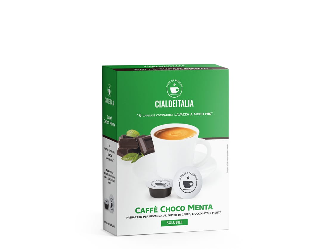 Capsule compatibili Nespresso Caffe' Choco Menta Cialdeitalia